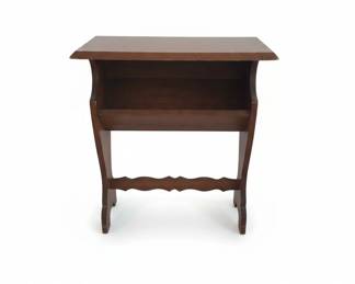 Vintage Oak Magazine Stand or Side Table