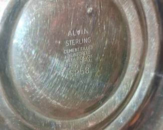 Alvin Sterling Silver Candelabra Pair, Model S second image