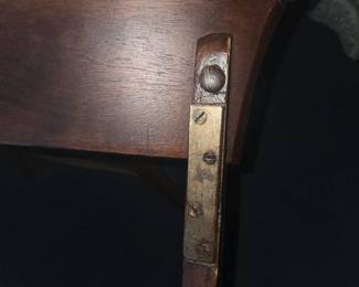 Victorian Mahogany RushSeat Rocking Chair fourth image