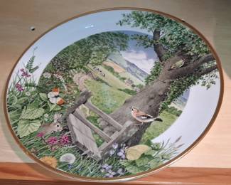 Royal Worcester for Franklin Porcelain A Country Path in May Decorative Plate
