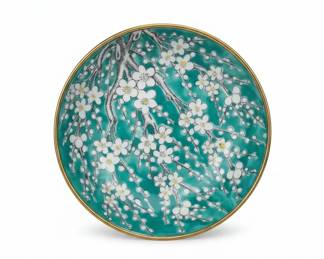 Vintage Hong Kong Decorated Porcelain Bowl