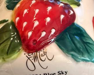 Blue Sky Clayworks Strawberry Mug by J. McCally second image