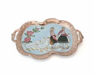 Darlene Peterson Buchanan HandPainted Porcelain Serving Tray