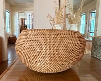 Woven Rattan Decorative Bowl B