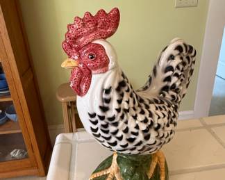 Fitz  Floyd Poulet Ceramic Rooster Figurine
