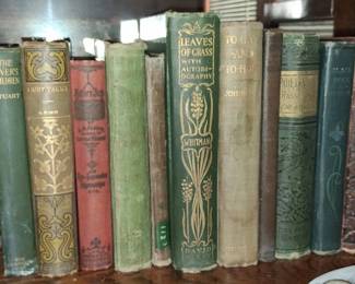 Collection of Late th and Early th Century Decorative Hardcover Books
