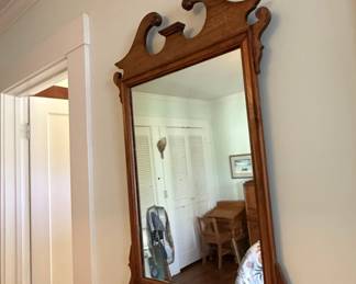 Colonial Revival Mahogany Wall Mirror third image