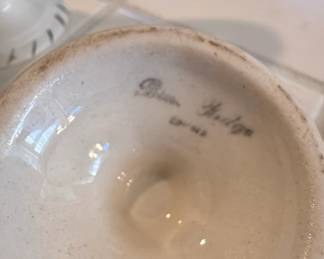 Blue Ridge Southern Potteries Chocolate Pot with Creamer and Sugar fourth image