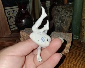 Vintage German Porcelain Bathing Beauty Figurine second image