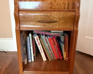 Art Deco Waterfall Nightstand L W H