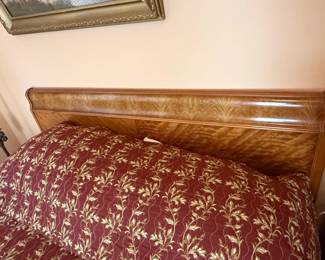 MidCentury Modern Walnut Veneer FullSize Bed Frame third image