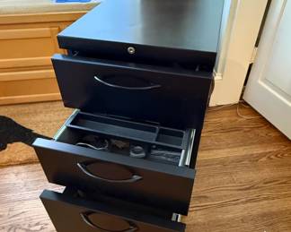 ThreeDrawer Metal Filing Cabinet second image