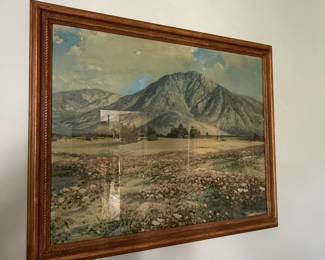 Robert W. Wood Mountain Landscape Oil Painting