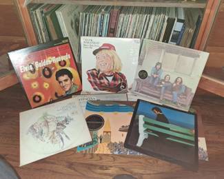 Vintage Vinyl Record Collection C