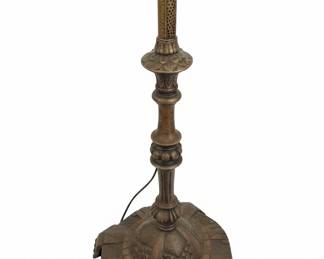 Antique s Cast Iron Floor Lamp second image