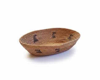Collection of Three HandWoven and Beaded Baskets
