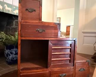 Japanese Tansu Step Chest Kaidandansu L or W or H second image