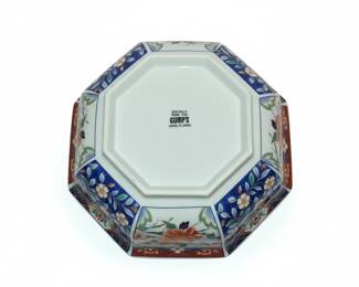 Gumps ImariStyle Octagonal Serving Bowl second image