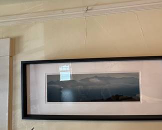 Panoramic Mountain Landscape Framed Print