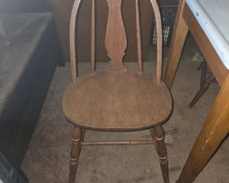 Vintage Enamel Top Kitchen Table and Chair Set second image