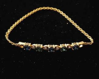 Vintage ATT K Gold Service Award Bracelet