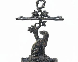 Victorian Style Cast Iron Dog Umbrella Stand
