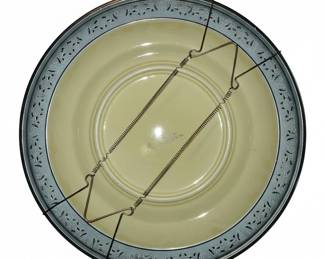 Vintage Crooksville Provincial Ware Tavern Silhouette Plate second image