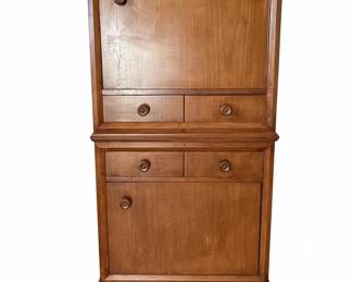 MidCentury Modern Maple Gentlemans Chest L W or H third image