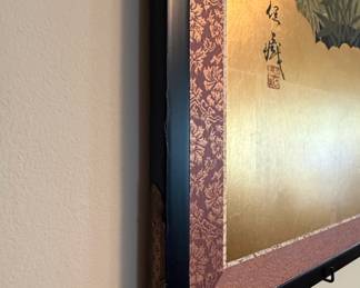 Japanese FourPanel Gold Leaf Byobu Screen or L W fifth image