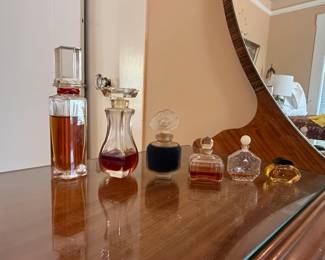 Collection of Six Vintage Perfume Bottles