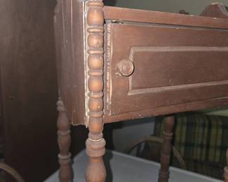 Antique CopperLined Humidor Smoking Stand second image