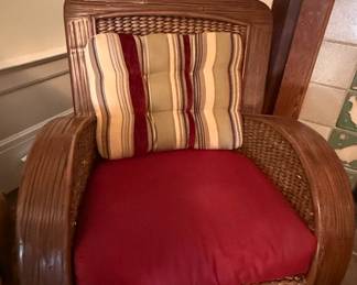 Pier Imports Wicker Armchair second image