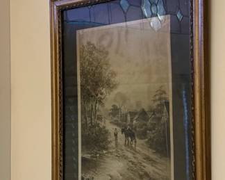 J.W. Gozzard His Old True Master Print