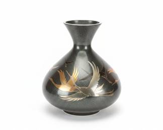 Toyo Japanese Crane Vase