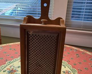 Vintage Wooden Parmesan Cheese Box Grater