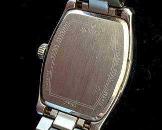 Bulova Womens Diamond Accent Tonneau Watch P second image