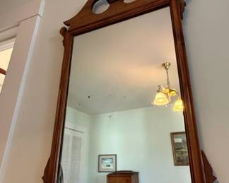 Colonial Revival Mahogany Wall Mirror