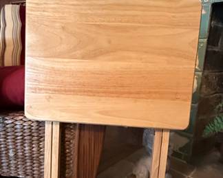 Set of Two Folding TV Tray Tables second image