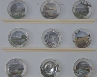 Franklin Porcelain The Seasons Plate Collection by Peter Barrett
