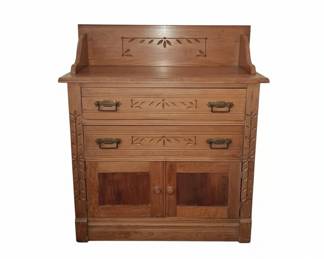 Victorian Eastlake Style Washstand