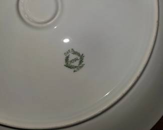 OE.G. Royal Austria HandPainted Porcelain Cake Plate with Handles second image