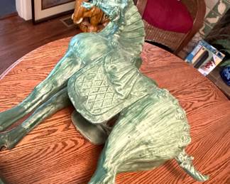 Large Green Glazed TangStyle Horse Statue fourth image