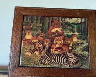 Charles Wysocki Chumbuddies Decorative Tile