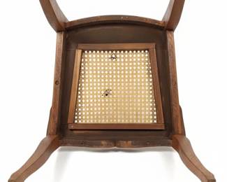 Victorian Oak Dining Set with Cane Seats fourth image