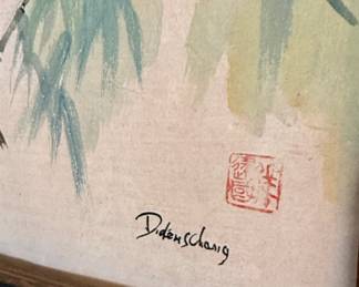 Didenschang Watercolor Painting of Sparrows second image
