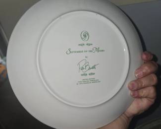 Franklin Porcelain The Seasons Plate Collection by Peter Barrett second image
