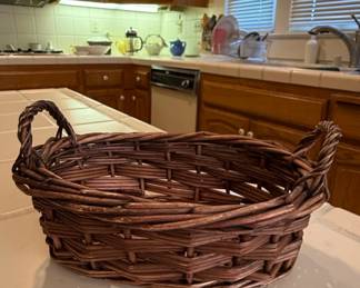 HandWoven Willow Oval Basket