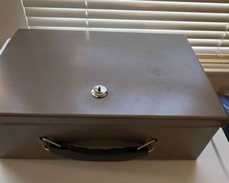 Vintage Rockaway Metal Products Corp Steel Security Box