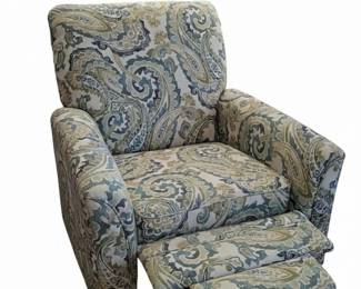 LaZBoy Paisley Recliner Pair third image