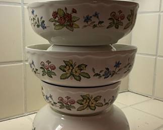 Johnson Brothers Summer Chintz Mixing Bowls